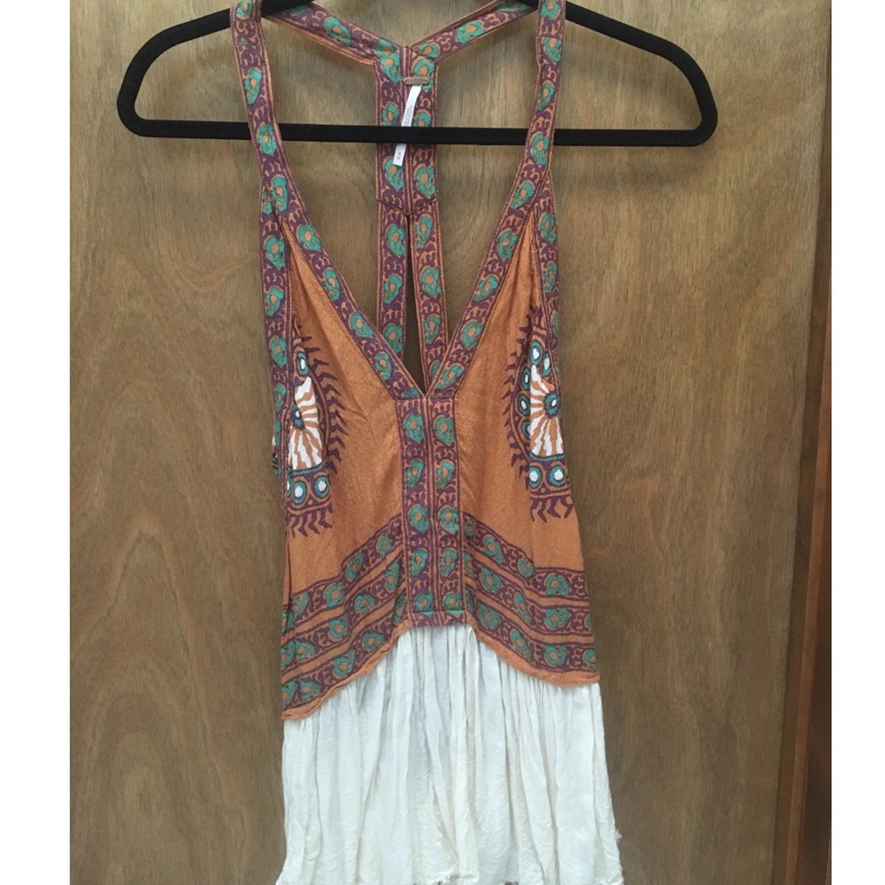 Free people long tank top